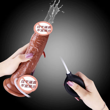 Realistic Squirting Dildo 8.66 Inch Ejaculating Cumming Dildo